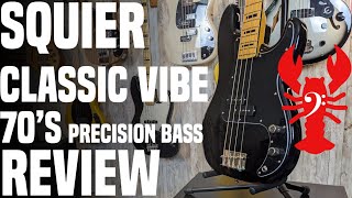 Video thumbnail for Squier Classic Vibe 70's Precision Bass - Style and Substance? - LowEndLobster Review by LowEndLobster