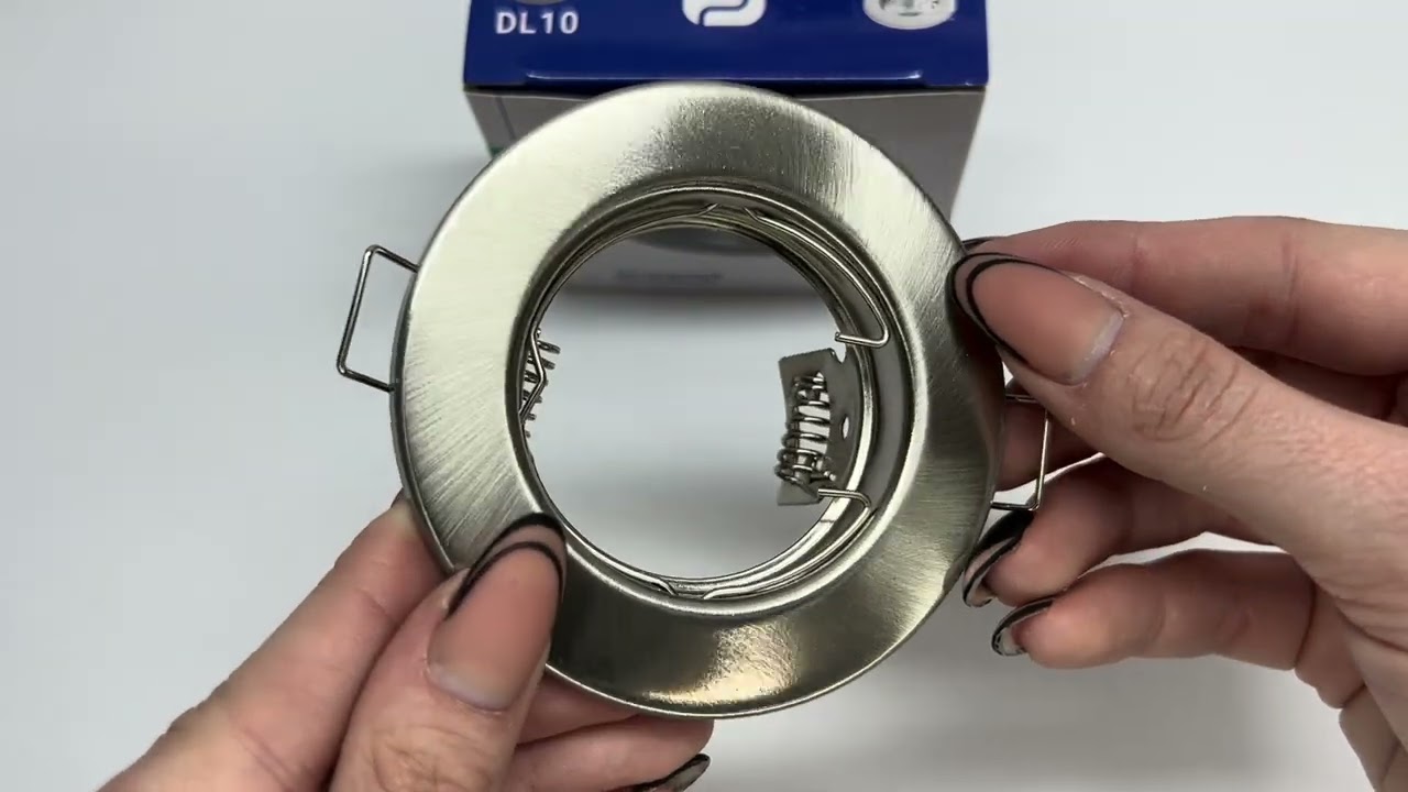 Врізний точковий світильник FERON DL10 MR-16 титан 15112