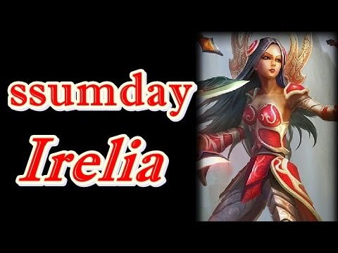LOL Pro - KT ssumday Irelia vs Yasuo - Korea SoloQ (Full game)
