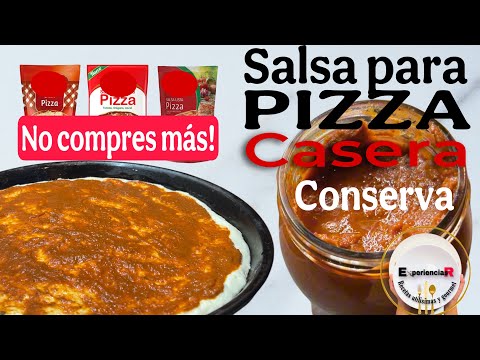 🔴 The best homemade PIZZA SAUCE! Ideal to have ready all year round.