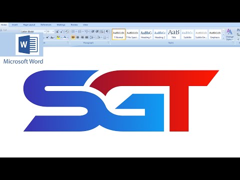Microsoft Word Logo Design Tutorial How to make logo design in MS Word
