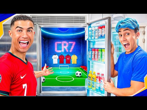 Construí UM QUARTO SECRETO  para o Cristiano Ronaldo!