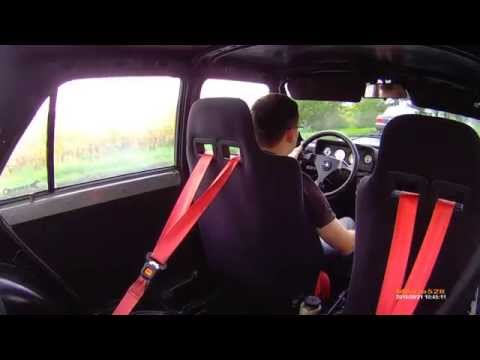 Skoda 120 Turbo vs Bmw 740ia - onboard