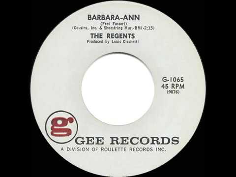 1961 HITS ARCHIVE  Barbara Ann   Regents