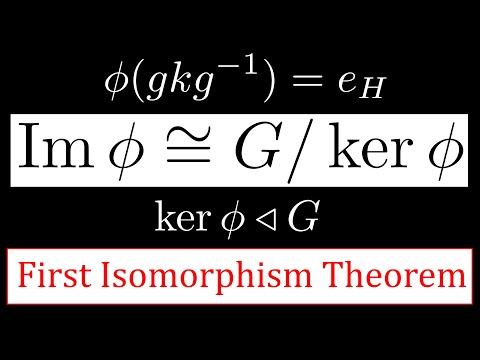 Kernel and First Isomorphism Theorem - Group Theory