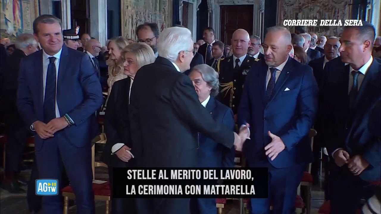 Stelle al Merito del Lavoro, la cerimonia con Mattarella