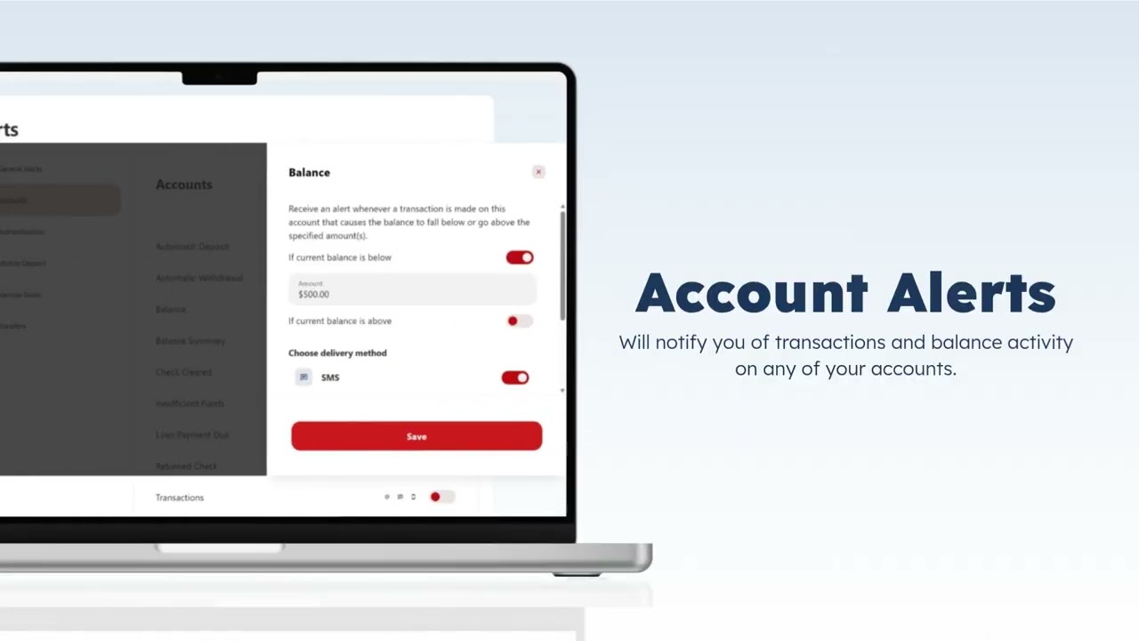 How to Set Up Alerts on Desktop | ACU Digital Banking Experience