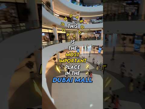 MOST IMPORTANT PLACE IN THE DUBAI MALL