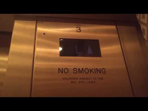 AWESOME Schindler Haughton Traction Elevators @ Hilton, Canoga Park, CA