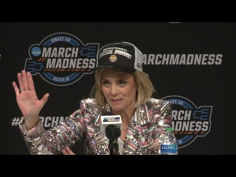 LSU Kim Mulkey postgame, FINAL FOUR bound plus Alexis Morris and Angel Reese