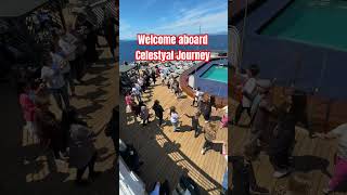 A Very Greek Sail Away Party Onboard Celestyal Cruises. WE LOVED IT! #CelestyalCruises