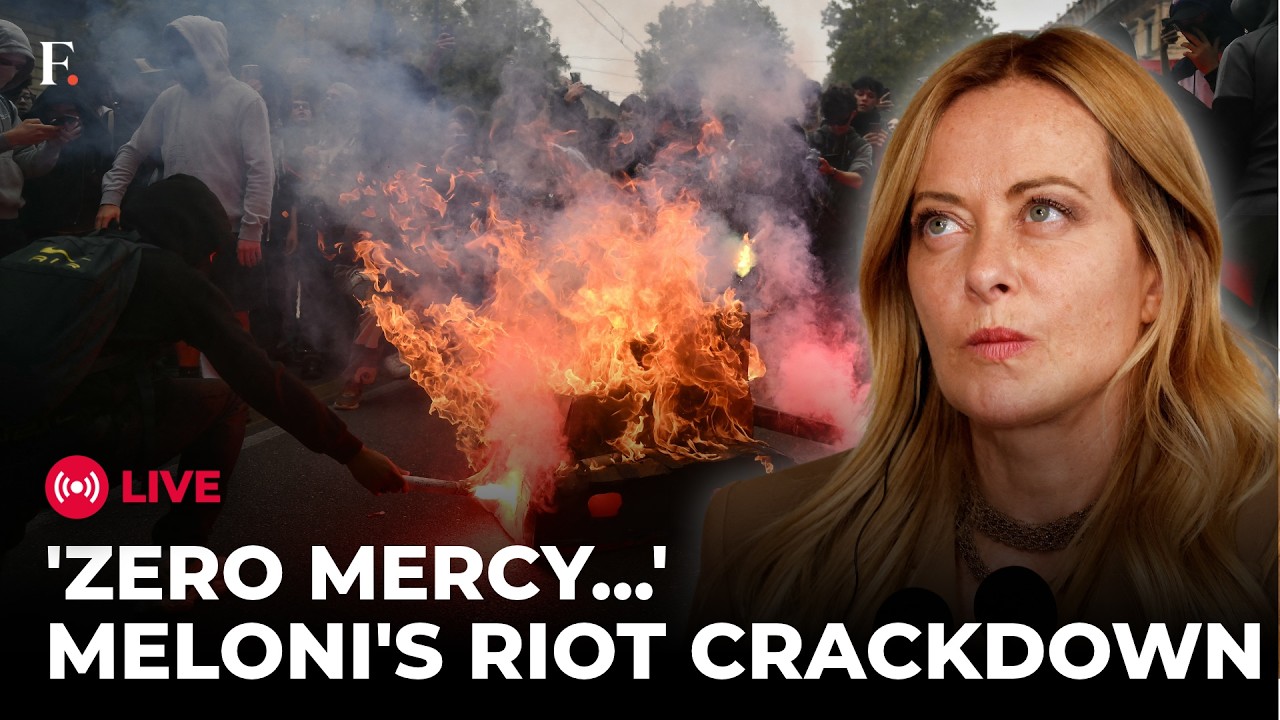 Italy Protests LIVE: ‘Looters to Pay...’ PM Meloni Unleashes Crackdown After Milan Riots