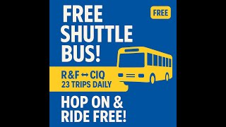 🚍 FREE R&F SHUTTLE BUS IS HERE! Watch The Actual Route Here 🚍