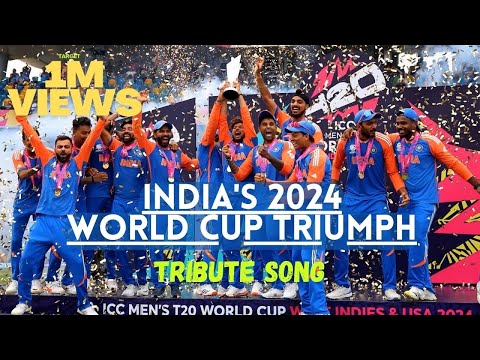 India's 2024 World Cup Triumph | Tribute Song | Mr.VeeKay | @devenrasalbeats