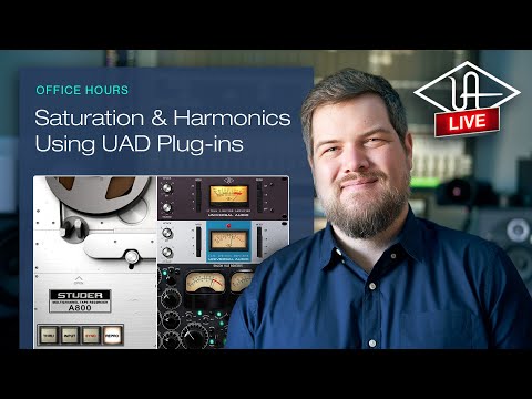 Saturation & Harmonics Tips and Tricks using UAD Plug-ins - UA Office Hours #111