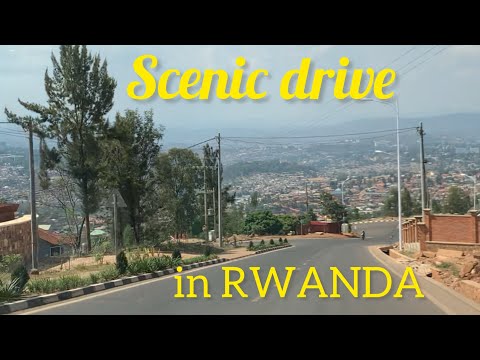 SCENIC DRIVE in the HILLS of RWANDA