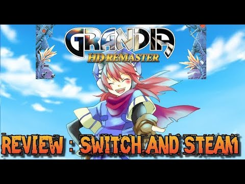 Grandia 1 & 2 Remaster REVIEW Switch and Steam JRPG