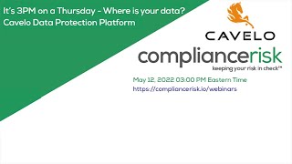 It’s 3PM on a Thursday – Where is your data? a Simpler Way to do Risk Management