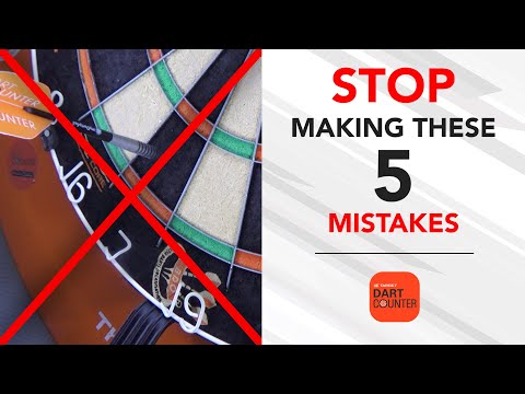 5 MOST COMMON MISTAKES MADE BY DARTS PLAYERS! 🎯🚫