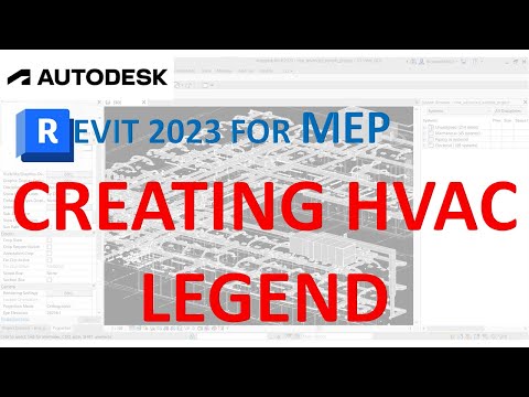 REVIT 2023 FOR MEP - Creating Legend