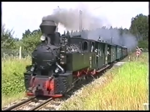 Provoz vlaků na JHMD v roce 2000 - Resita jede do Nové Bystřice.