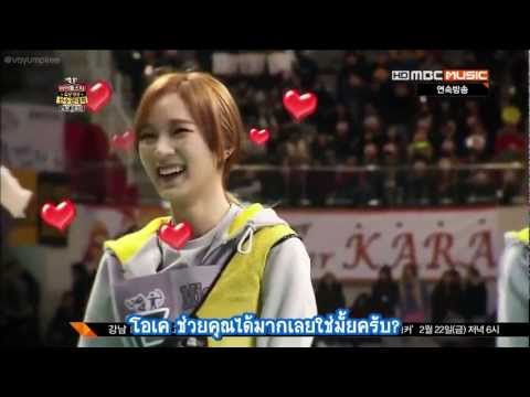 [Thai Sub] 130220 Idol Star Athletics Championships - B.A.P Himchan cheering for Miss A Jia