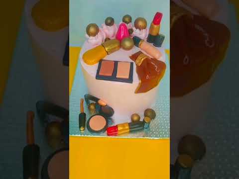 Make up 💄💄theme cake 🍰/ thandai mawa cake🍰 / fondant cake / Chef 👨‍🍳💜Gunja Singh🦋💜 / @Maa ki Rasoi