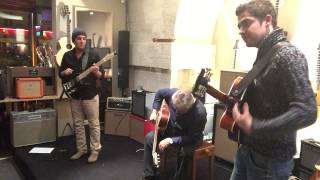 Romane, Richard et Pierre Manetti à l'atelier Dupont des Arts