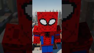 Lame Spider-Man / ダサいスパイダーマン #shorts #minecraft #ぷちひなフレンズ