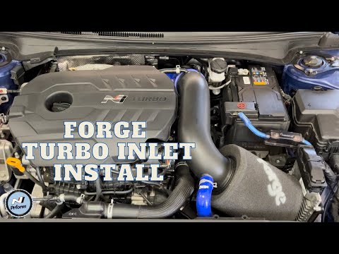 Hyundai Elantra N, Kona N, Veloster N Forge Turbo Inlet Adapter Install, Impressions, & Sound Clips