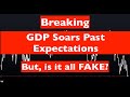 Just In GDP Comes In SCORCHING HOT But Is America S GDP All Fake A Giant AI Bubble