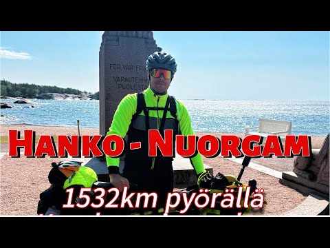 Osa 1/2 Hanko-Nuorgam 1532km pyörällä kesäkuussa 2025 kuudessa ja puolessa päivässä. (Hanko-Oulu)