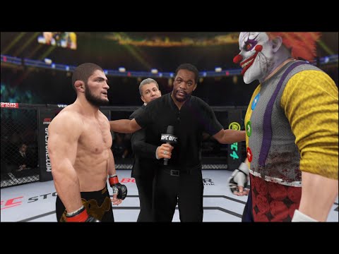 Khabib vs. Scary Clown - EA Sports UFC 4 - Eagle Fights 🦅