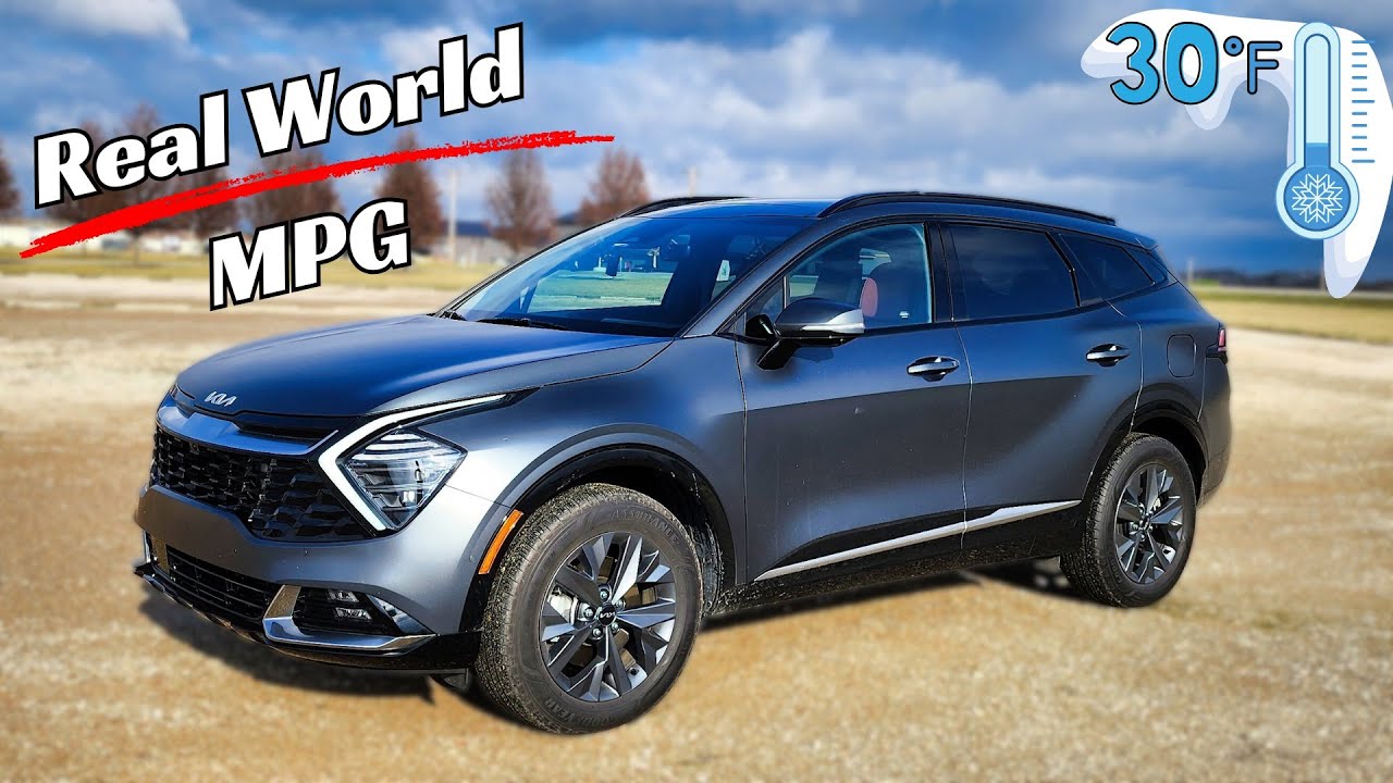 2024 Kia Sportage Hybrid MPG Test - Winter Driving Fuel ...