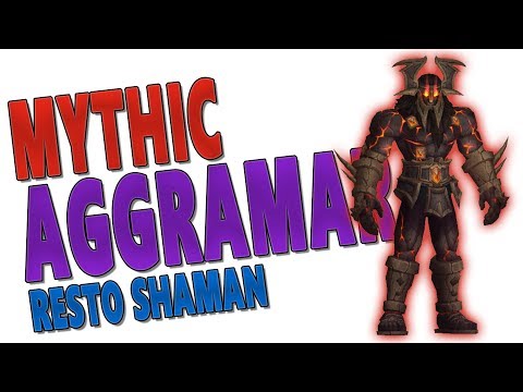 7.3.5 MYTHIC AGGRAMAR - Resto Shaman PoV (Antorus, the Burning Throne) - French Guild | WoW: Legion