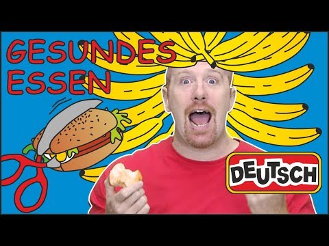 Gesundes Essen für Kinder von Steve and Maggie Deutsch | Sprechen mit NEUEN Geschichten für Kids