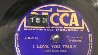 I Love You Truly - Bing Crosby 1934