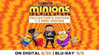 Minions: Rise of Gru | Yours to Own with 2 All-new Mini Movies on Digital 8/30 // Blu-ray 9/6