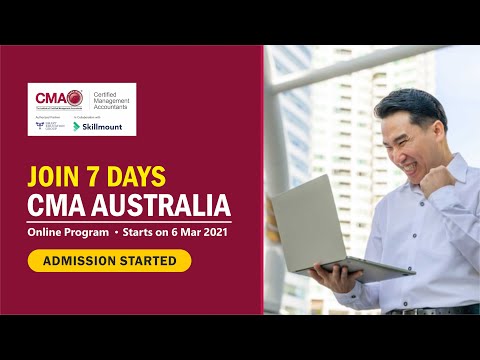 Future CMAs, Stop waiting! Join 7 Days CMA Australia Qualifying Workshop | Online Program by ICMA