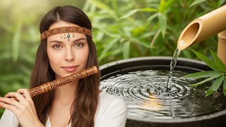 Relaxing Water Fountain & Healing Flute 🌿 Deep Calm for Mind & Body
