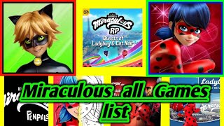 Miraculous ladybug all games list   Miraculous all