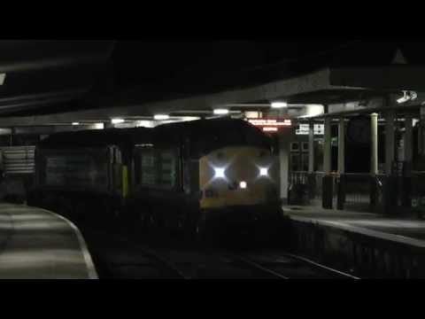 37601 with 47501 DIT 6K73 Sellafield - Crewe flasks 11th February 2013