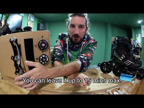 How to heat mold carbon Inline skates tutorial