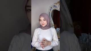 hijab cantik gunung gede