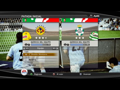 FIFA 07 (PS2) Gameplay - America vs Santos Laguna