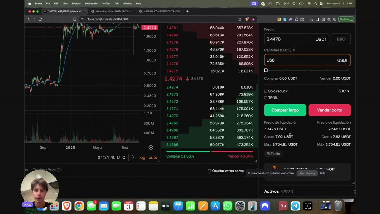 Trading de criptomonedas con señales 