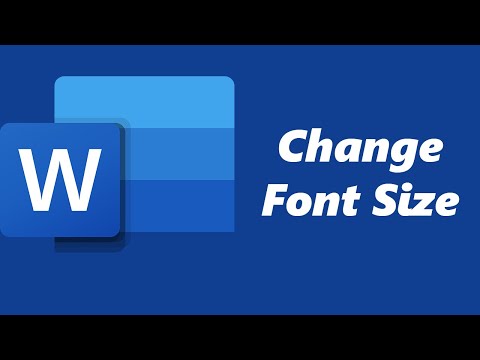 How To Change Font Size In Microsoft Word