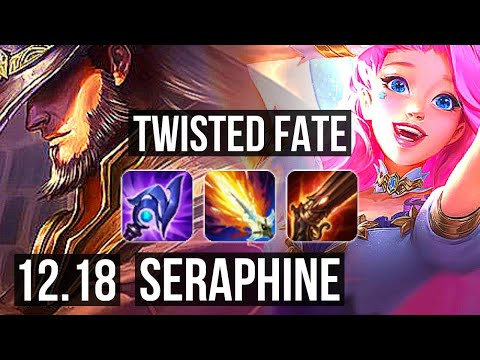 TWISTED FATE vs SERAPHINE (MID) | 12/1/7, Legendary, 500+ games, 1.0M mastery | EUW Master | 12.18