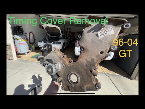 Timing cover removal 4.6L GT 96-04 Ford Mustang. Step by step F150 2V, 4V SOHC, DOHC