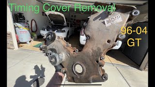 Timing cover removal 4.6L GT 96-04 Ford Mustang. Step by step F150 2V, 4V SOHC, DOHC